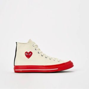 comme des garcon play x converse